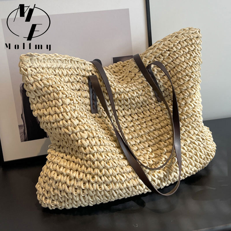 Linen Bag Bulk - Bolsas Tote de Palha Trançada, Bolsa