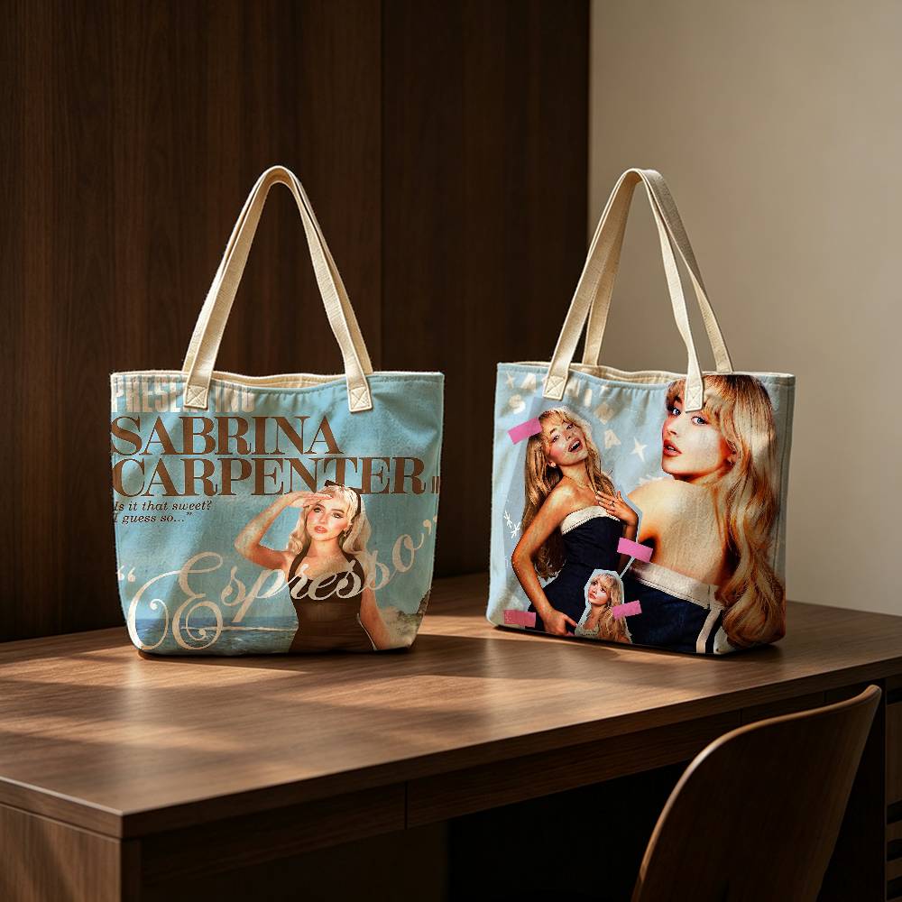 Linen Bag Bulk - S-Sabrina C-Carpenter Bolsa tote para cantora,