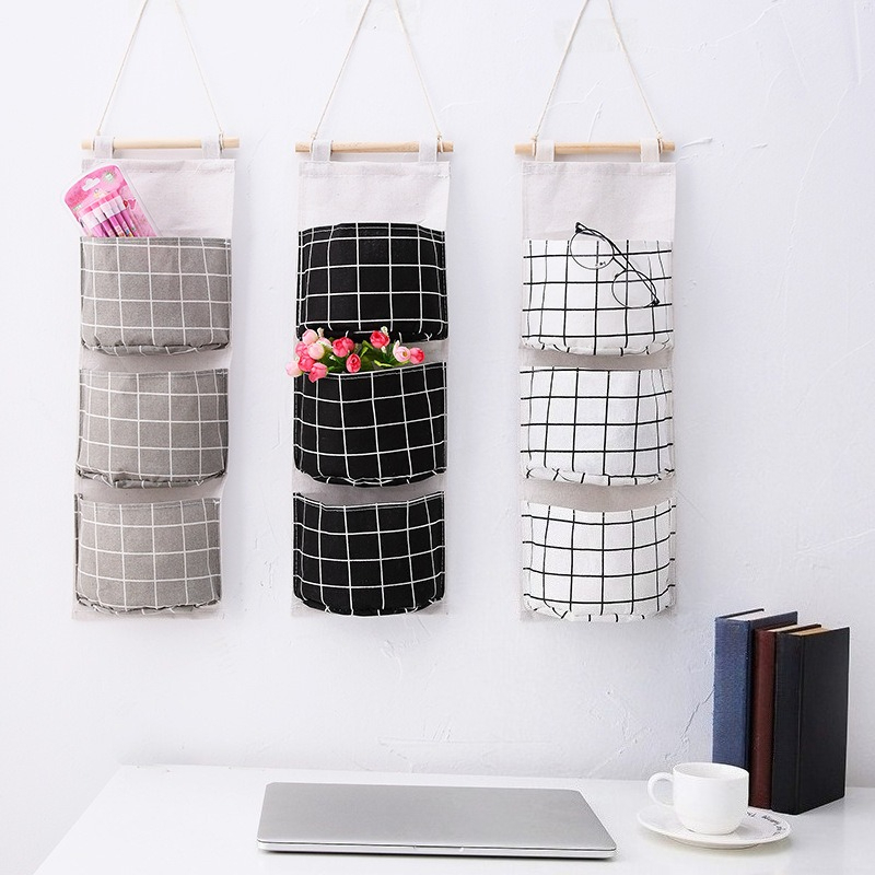 Linen Bag Bulk - Bolsa de Armazenamento Suspensa em Algodão