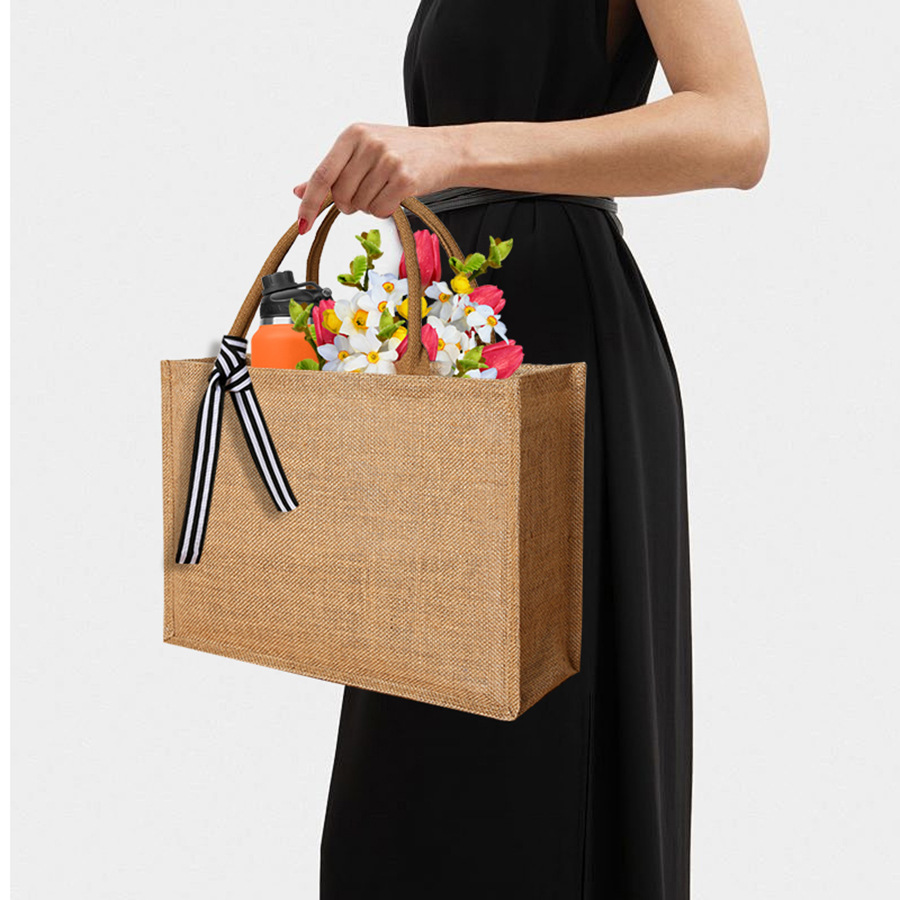 Nova sacola de linho grande ca - Linen Bag Bulk avaliação e preço