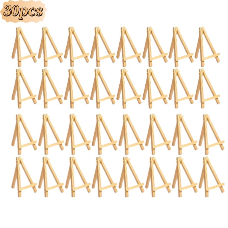 30 pçs mini cavalete de madeir - Sustainable Living Eco Friendly avaliação e preço