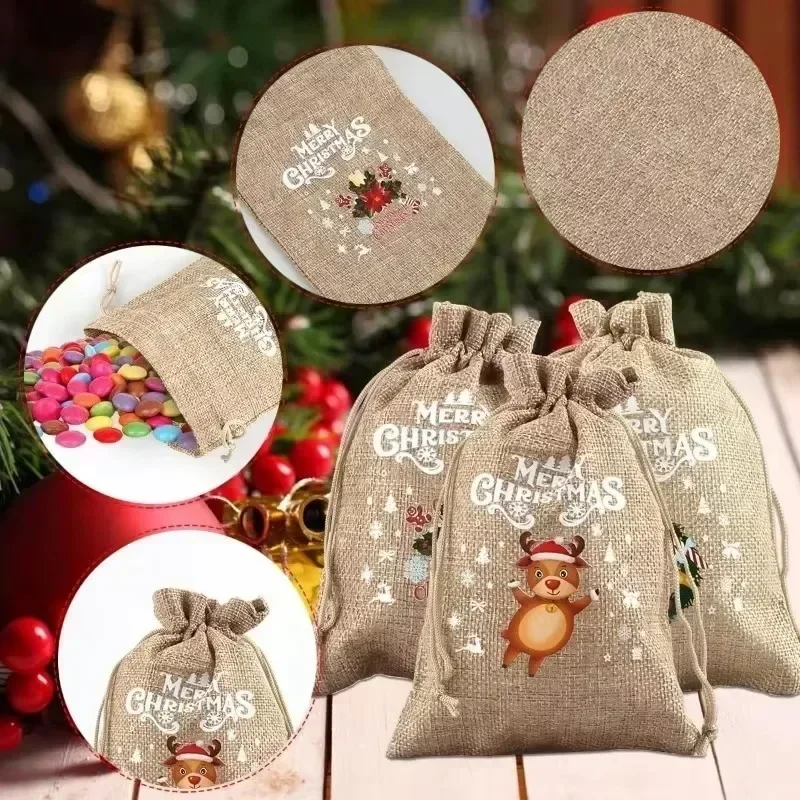 Atacado sacos de linho de nata - Linen Bag Bulk avaliação e preço
