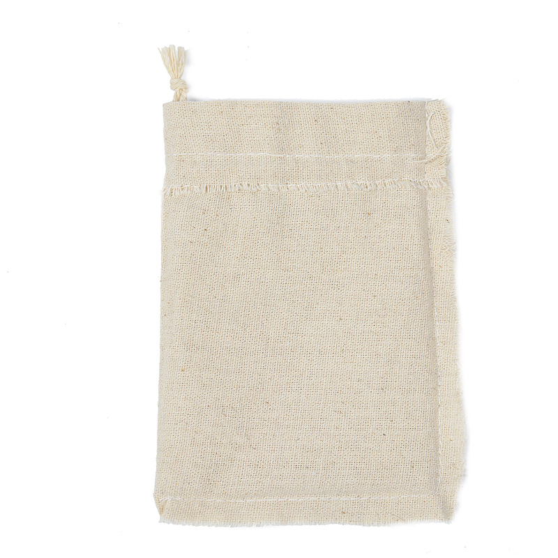 10 pçs algodão linho cordão pr - Linen Bag Bulk avaliação e preço