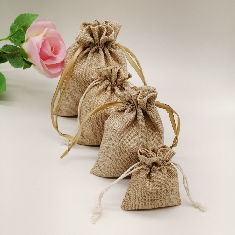 Sacolas de linho de juta, saco - Linen Bag Bulk avaliação e preço