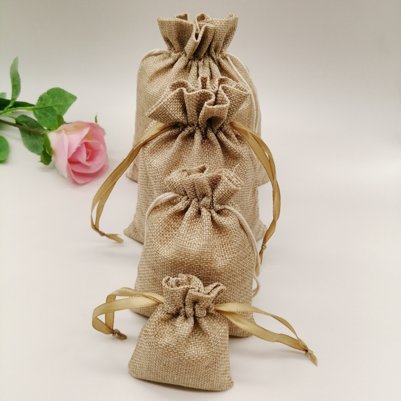 Sacolas de linho de juta, saco - Linen Bag Bulk avaliação e preço