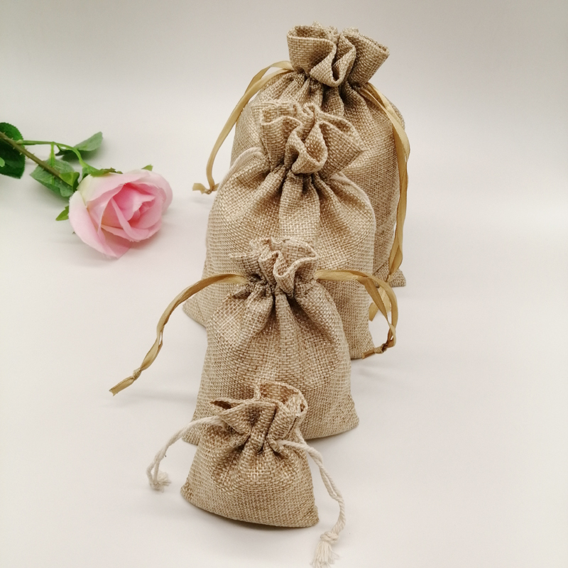 Sacolas de linho de juta, saco - Linen Bag Bulk avaliação e preço
